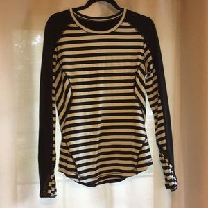 Lululemon long sleeve striped top